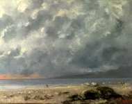 Gustave Courbet - Beach Scene